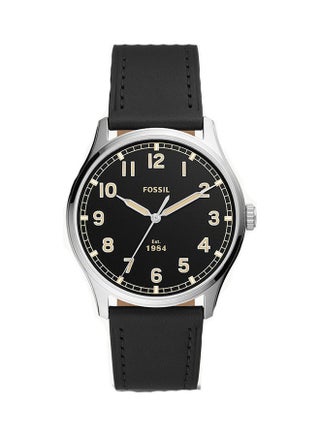 Men's Analog Round Shape Leather Wrist Watch FS5926 - 42 Mm - v1687834943/N53417334A_1