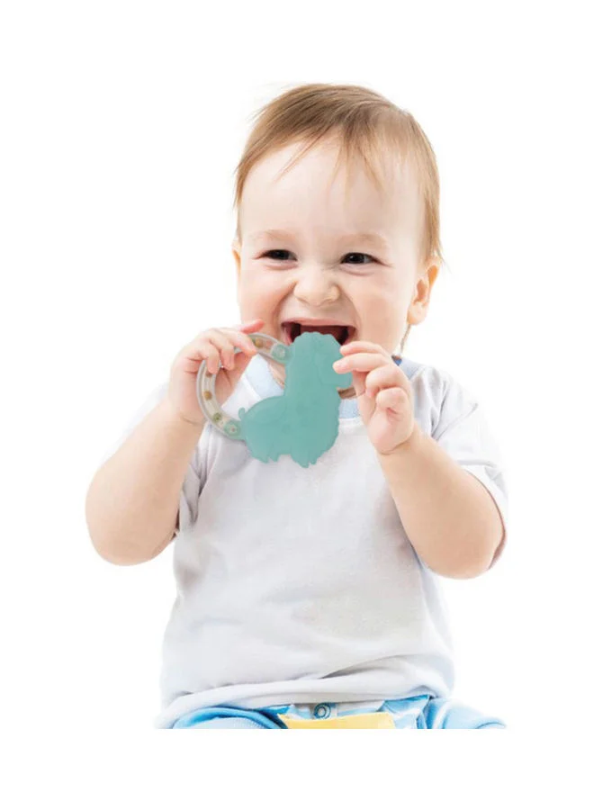 Moon Fuzzy Friends Soft Baby Rattle And Sensory Teether Early Development Learning Montessori Toy Birthday Gifts Boy Girl 6m And Above Dino