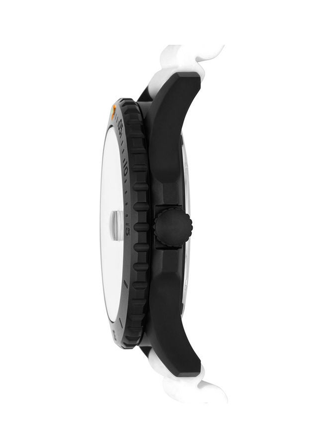 FOSSIL Men's Analog Round Shape Silicone Wrist Watch FS5999 - 42 Mm  - Image 3