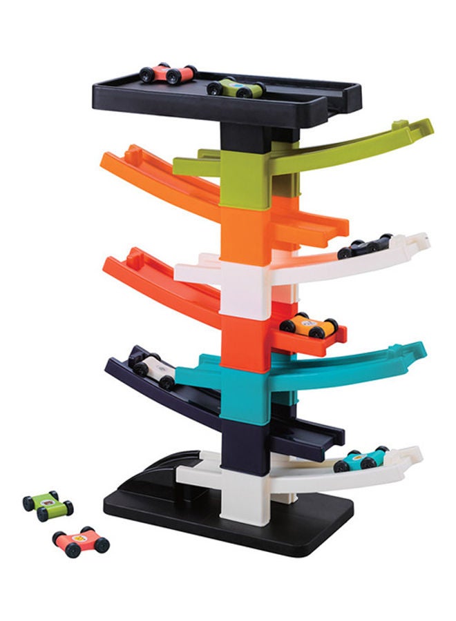 Moon Turbo Tower Car Ramp Racer Adventure Preschool Educational Vehicle Parent-Child Interactive Train Toy For 12M And Above Boys Girls  - Image 1