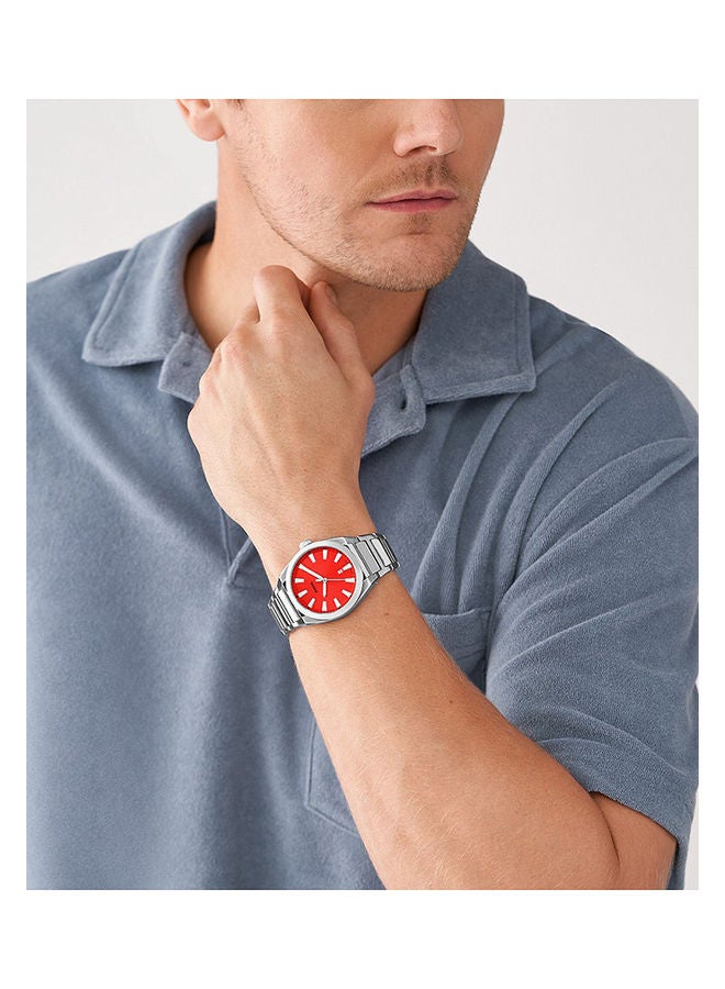 FOSSIL Men's Analog Round Shape Stainless Steel Wrist Watch FS5984 - 42 Mm  - Image 4