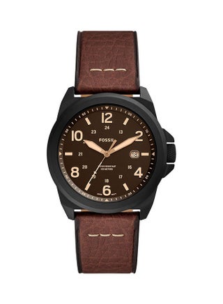 Men's Analog Round Shape Leather Wrist Watch FS5938 - 40 Mm - v1687835060/N53417336A_1