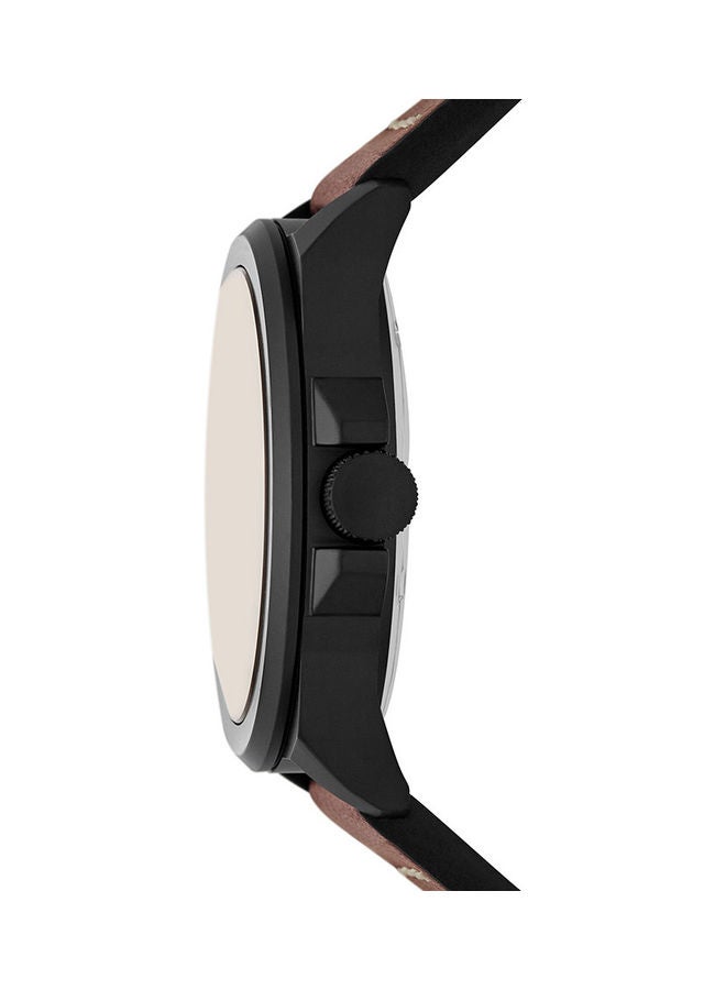 FOSSIL - Men's Analog Round Shape Leather Wrist Watch FS5938 - 40 Mm - Image 1