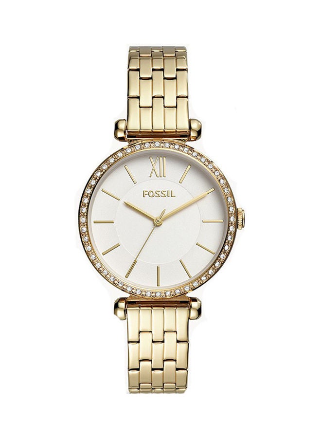 فوسيل ساعة يد دائرية تناظرية من الفولاذ المقاوم للصدأ BQ3498 - 36 مم - Image 1