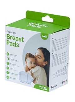 Moon Disposable Bamboo Maternity And Nursing Breast Pads Nipple Covers For Breast Feeding Moms - Pack Of 36  - Image 5