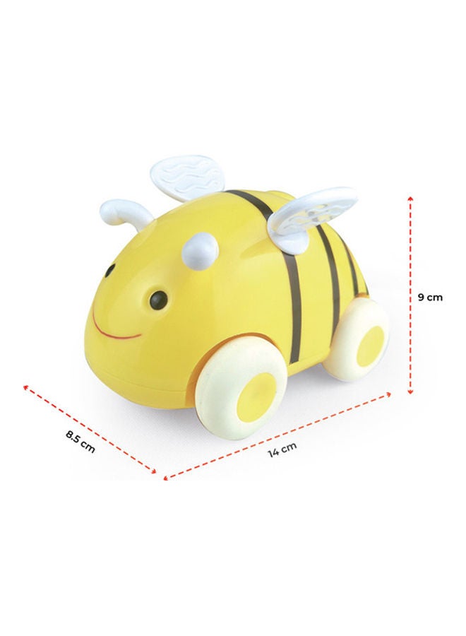 Moon Bumble Buzz Pull Back Toy With Lights, Music For 6M Plus Montessori Kids Early Educational Toys For Boys And Girls -Bee  - Image 4