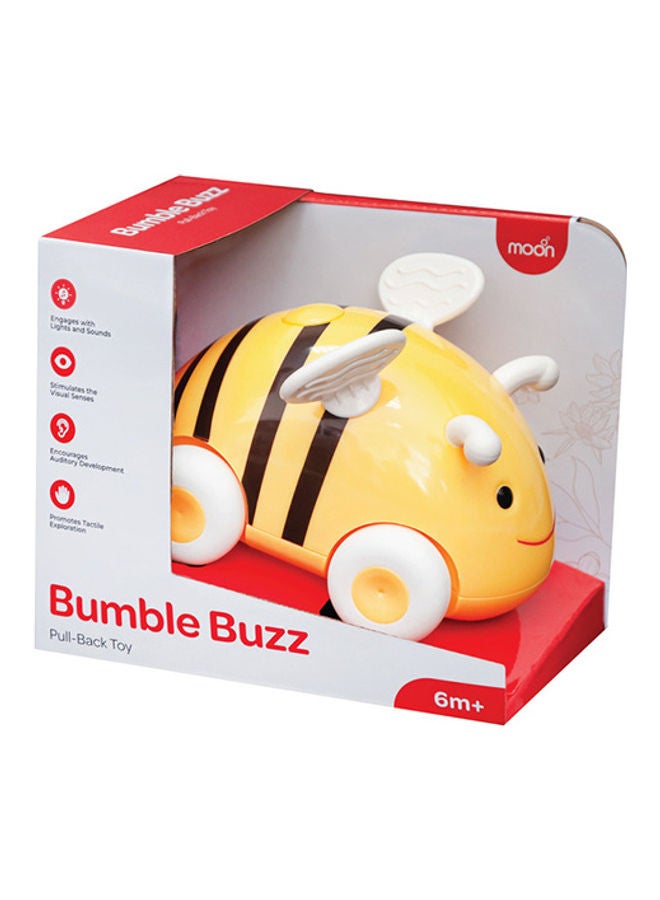 Moon Bumble Buzz Pull Back Toy With Lights, Music For 6M Plus Montessori Kids Early Educational Toys For Boys And Girls -Bee  - Image 5