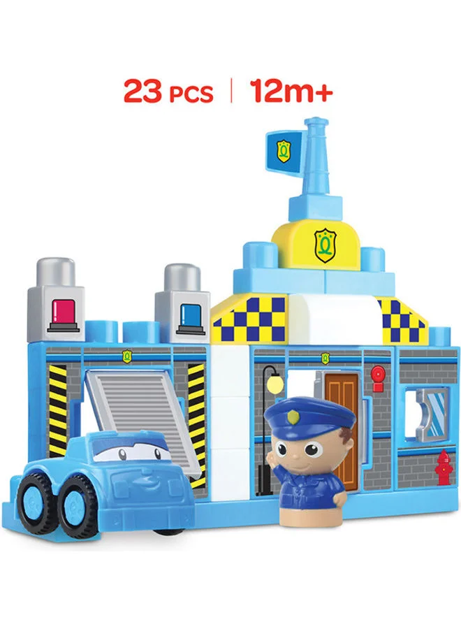 Moon Police Squad, Set Of 23 Pcs, Creative Activity Toy Set Gift For 12M And Above Toddlers