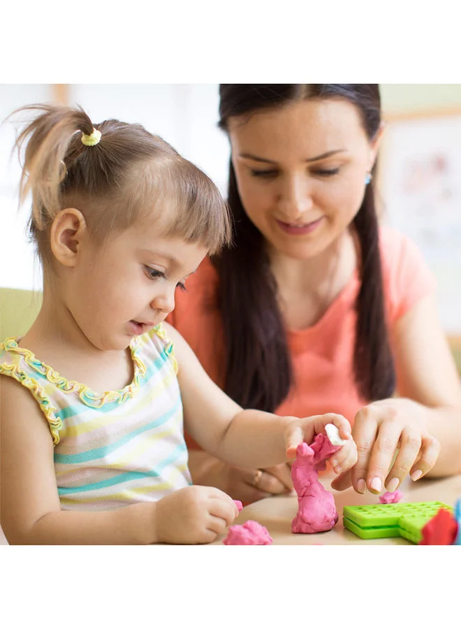 مون Dough Creation Ice Cream Shop For 3 Years And Above DIY Clay Toys – 4 X 56 G