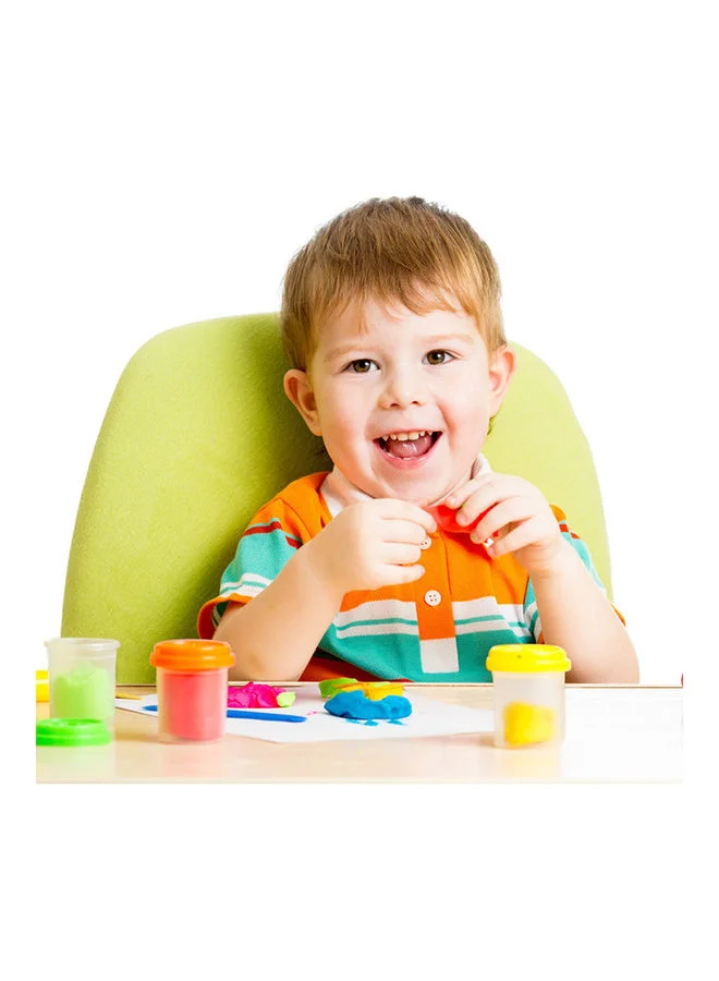 مون Dough Creation Ice Cream Set – 3+ Years DIY Clay Toy – 6 X 28 G
