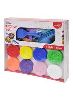 Moon Dough Creations Kitchen Set For 3 Years And Above Diy Clay Toys  - Image 1