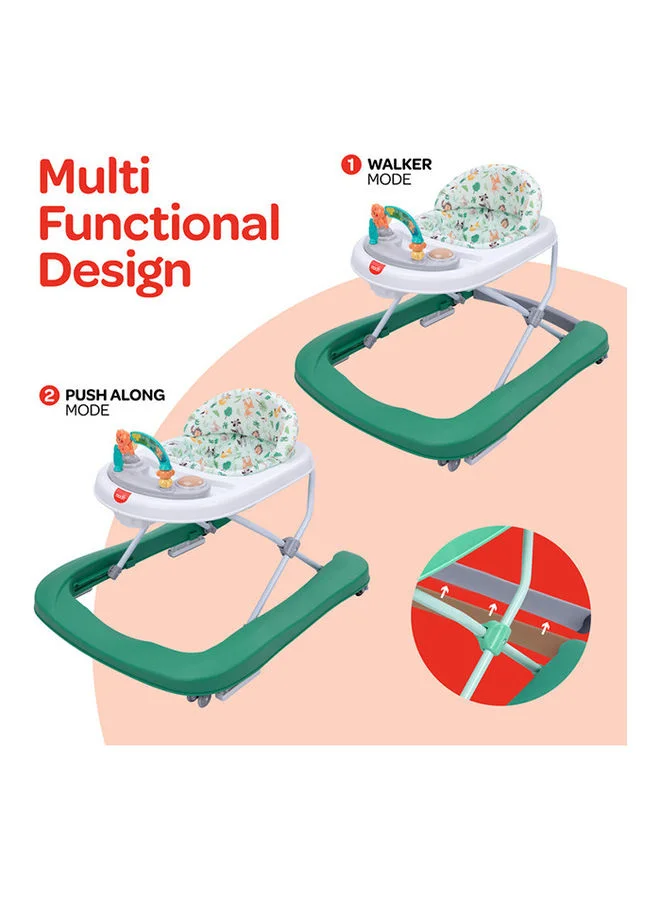 Moon Stride Baby Walker With Music Food Tray For 6 Months To 18 Months