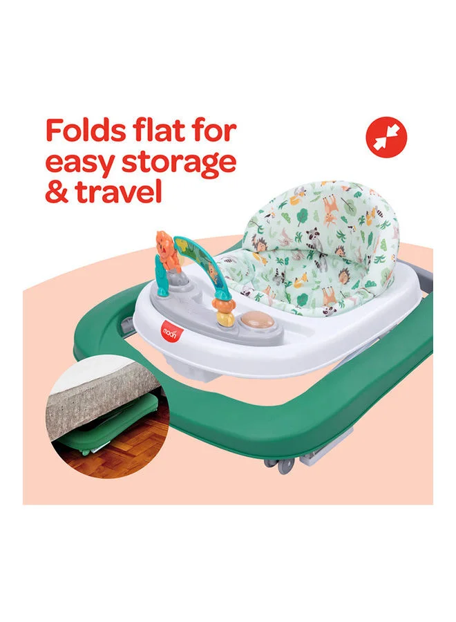 Moon Stride Baby Walker With Music Food Tray For 6 Months To 18 Months