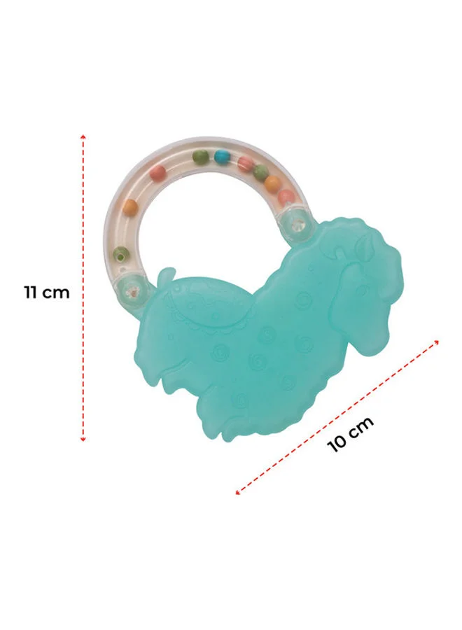 مون Fuzzy Friends Soft Baby Rattle And Sensory Teether Early Development Learning Montessori Toy Birthday Gifts Boy Girl 6m And Above Dino