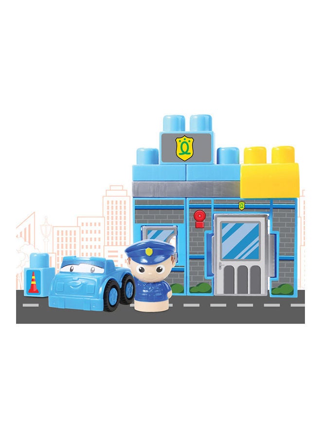 مون دورية الشرطة، مجموعة من 15 قطعة، مجموعة ألعاب النشاط الإبداعي هدية للأطفال الصغار بعمر 12 شهرًا فما فوق - Image 4