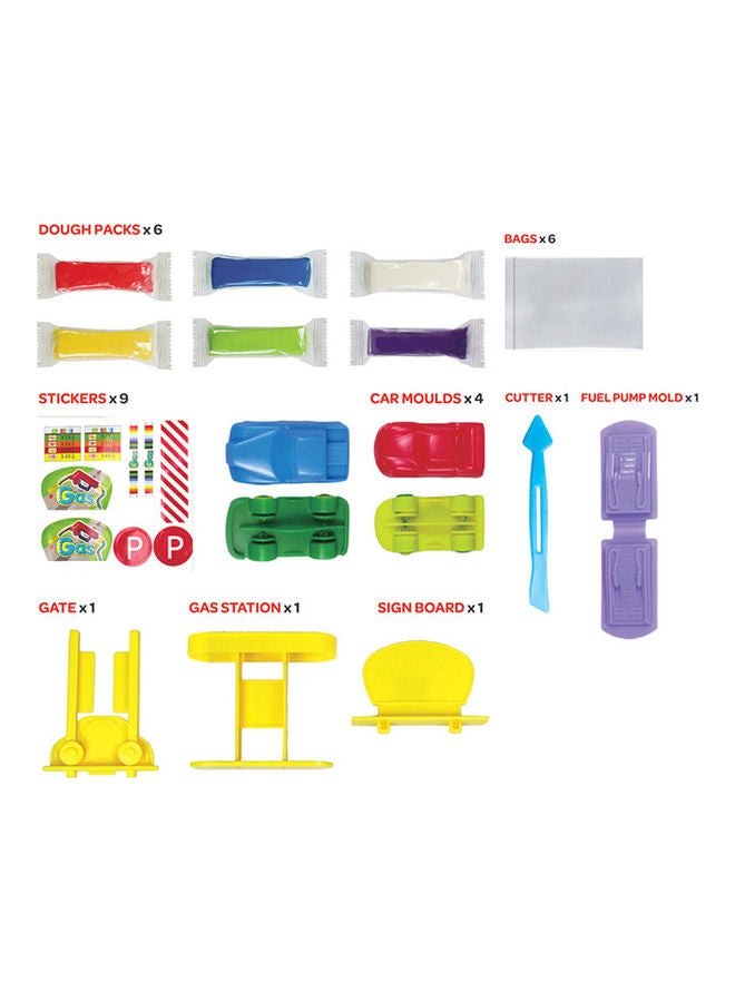 Moon Dough Creation Car Set For 3 Years And Above – 6 X 28 G  - Image 2