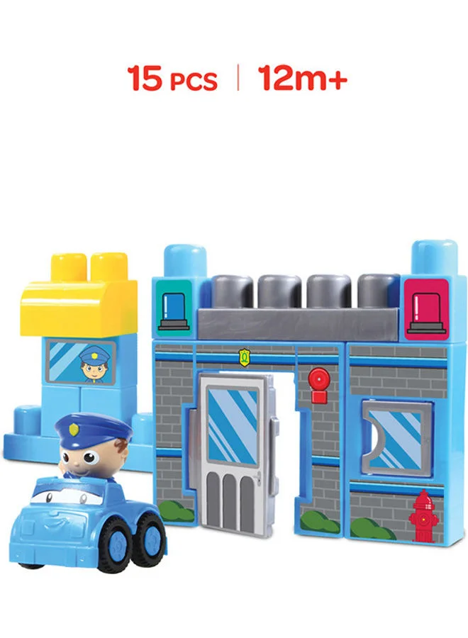 مون Police Patrol, Set Of 15 Pcs, Creative Activity Toy Set Gift For 12M And Above Toddlers