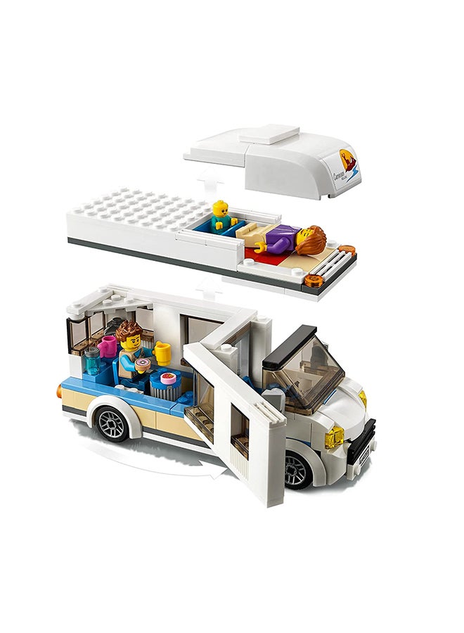 LEGO 6327954 6327954 City Holiday Camper Van 60283 Building Kit; Toy Camper Van With Furnished Interior; Holiday Playset Including 2 Minifigures And A Baby Figure; A Treat For Boys And Girls Who Love Lego Playsets (190 Pieces) 5+ Years 190 5+ Years - Image 3