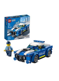 LEGO 6379599 City Police Car Building Kit For Kids Aged 5 And Up; Includes A Police Officer Minifigure With A Toy Torch And A Police Cap, Ideal For Kids Ages 5+ Years (94 Pieces) 60312 94 5+ Years  - Image 1