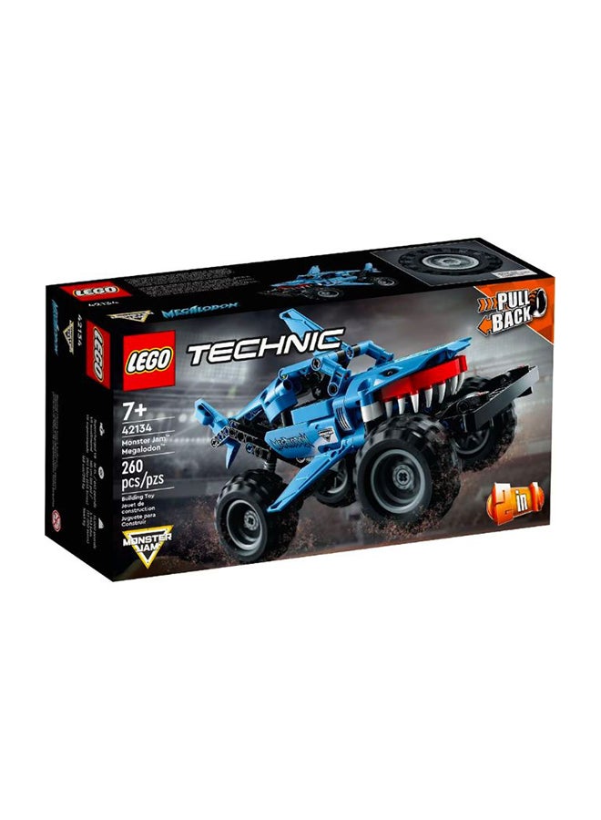 LEGO - 42134 Technic Monster Jam Megalodon 42134 Model Building Kit (260 Pieces) 260 7+ Years - Image 1