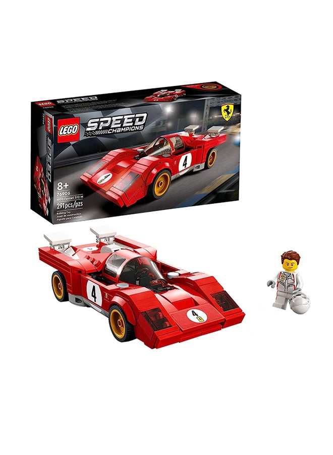 6372452 Speed Champions 1970 Ferrari 512 M Lego Toy Building Kit; Collectible Recreation Of An Iconic Race Car For Kids Aged 8+; Includes A Driver Minifigure With A Cool Racing Suit (291 Pieces) 76906 291 8+ Years - v1687846280/N52756452A_1