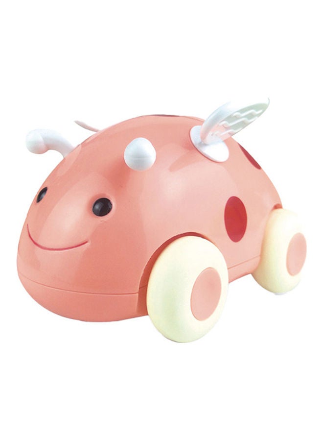 Moon Bumble Buzz Pull Back Toy With Lights, Music For 6M+ Baby, Toddlers, Montessori Kids Early Educational Toys For Boys And Girls - Ladybird  - Image 1