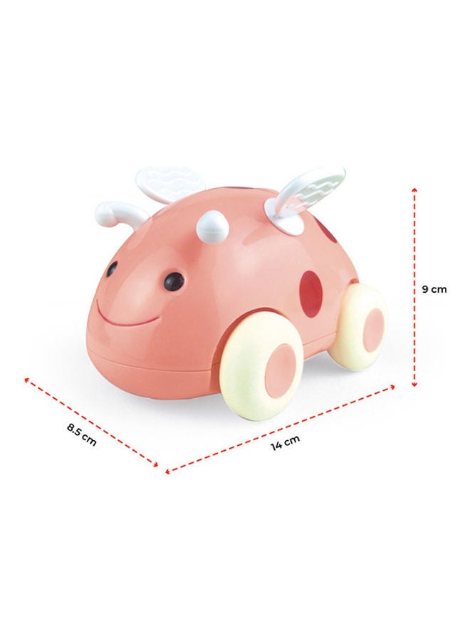 Moon Bumble Buzz Pull Back Toy With Lights, Music For 6M+ Baby, Toddlers, Montessori Kids Early Educational Toys For Boys And Girls - Ladybird  - Image 4