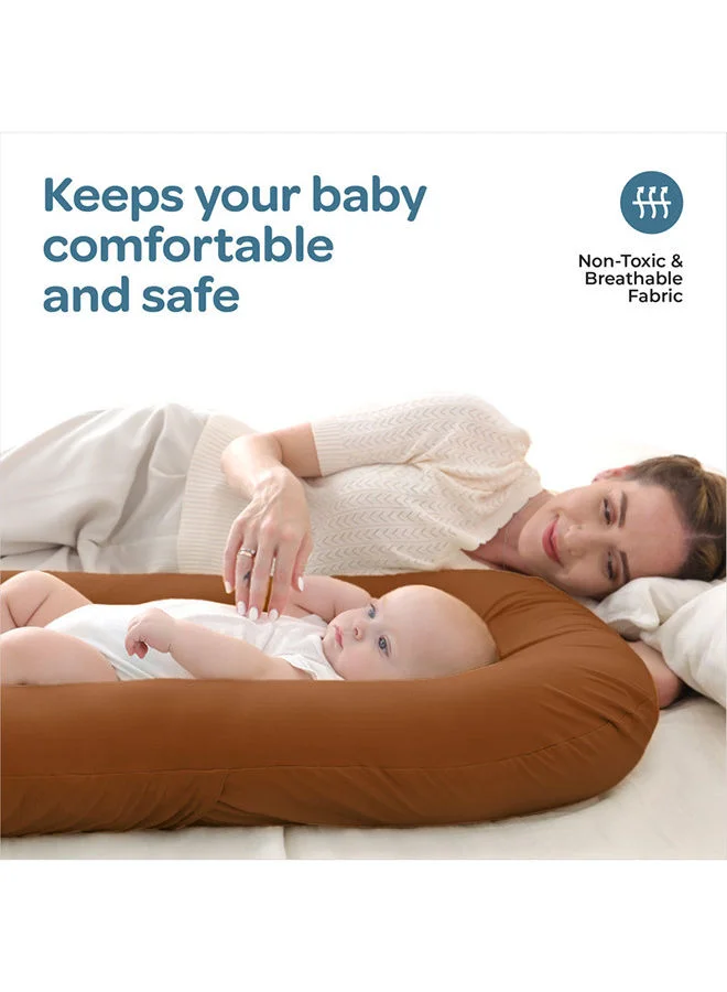 Moon Baby Cotton Lounger With Ergonomic Design