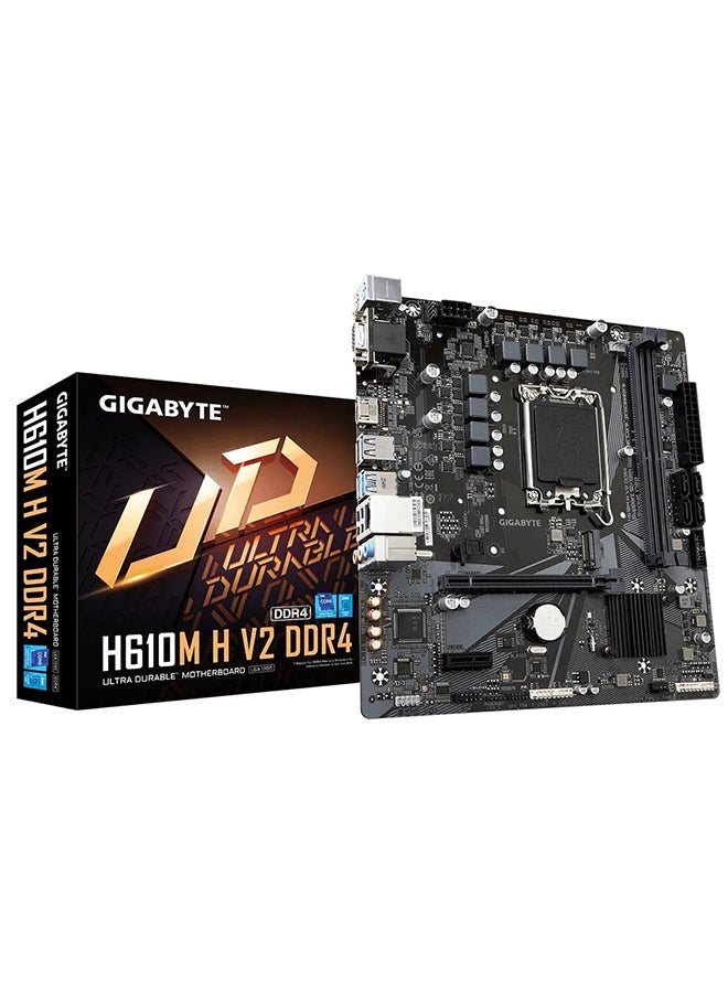 جيجابايت MOTHERBOARD H610M H V2 DDR4 UD GAMING -LGA 1700 Black - Image 1