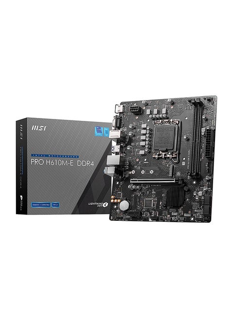 911-7D48-001 MOTHERBOARD PRO H610M-E DDR4 LIGHTNING Gen4 - LGA 1700 Black