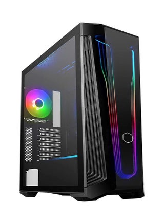 MasterBox 540 ARGB ATX Gaming Mid-Tower ARGB Ether Front Panel, Removable Top Panel, Tempered Glass, Front Dark Mirror Panel with Mesh Side Intakes | MB540-KGNN-S00 Black - v1687851124/N53417498A_1