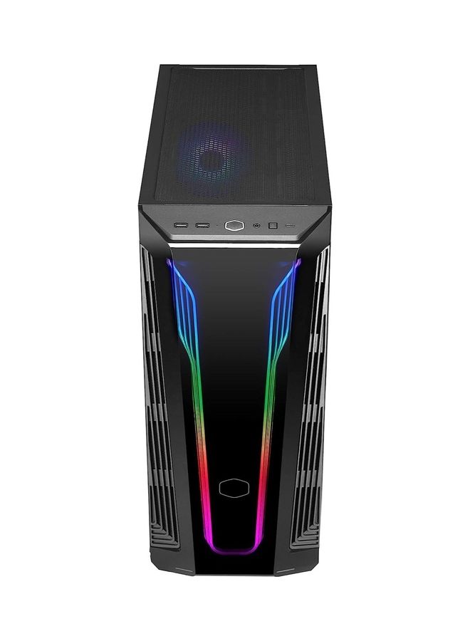 COOLER MASTER - MasterBox 540 ARGB ATX Gaming Mid-Tower ARGB Ether Front Panel, Removable Top Panel, Tempered Glass, Front Dark Mirror Panel with Mesh Side Intakes | MB540-KGNN-S00 Black - Image 1