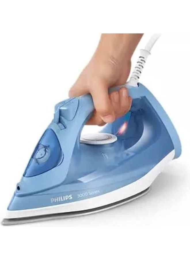Philips Steam Iron 3000 Series 300 ml 2200 W DST3020 Blue/White  - Image 1