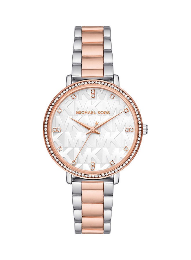 Michael Kors Women's Analog Round Shape Alloy Wrist Watch MK4667 - 38 Mm  - Image 1