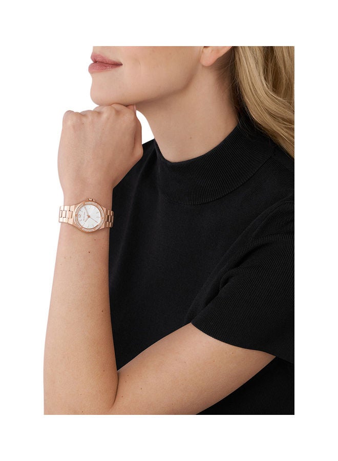 Michael Kors Women's Analog Round Shape Stainless Steel Wrist Watch MK7279 - 33 Mm - Image 4