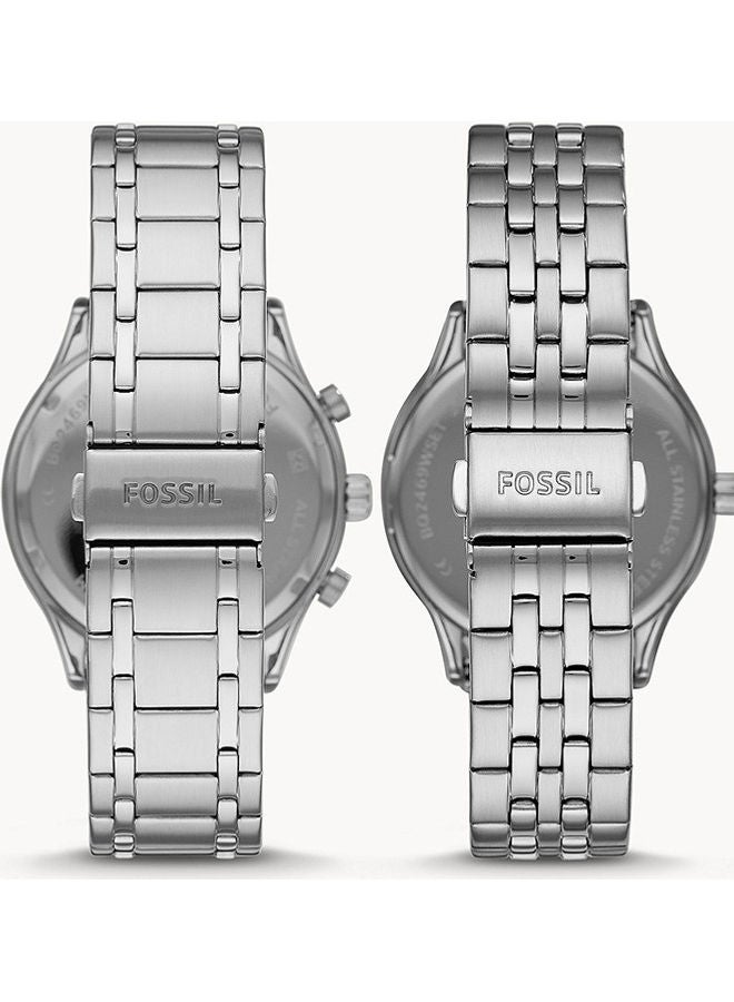 FOSSIL Men's Analog Round Shape Stainless Steel Wrist Watch BQ2469SET - 44 Mm  - Image 2