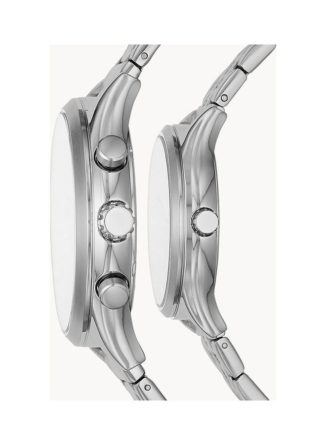 FOSSIL Men's Analog Round Shape Stainless Steel Wrist Watch BQ2469SET - 44 Mm  - Image 3