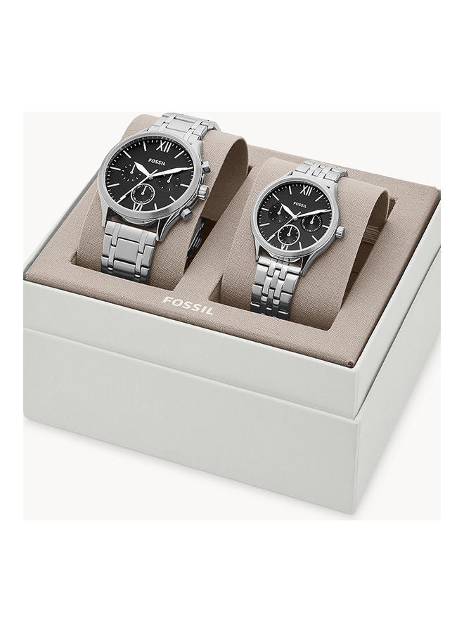 FOSSIL Men's Analog Round Shape Stainless Steel Wrist Watch BQ2469SET - 44 Mm  - Image 4