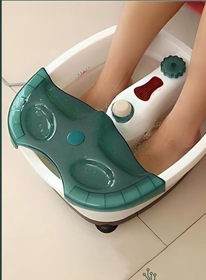 توشيونيكس جهاز مساج مع 3 أوضاع لتخفيف التوتر للأقدام المتعبة، حوض باديكير محمول، آلة إزالة السموم الكهربائية الساخنة - Image 1