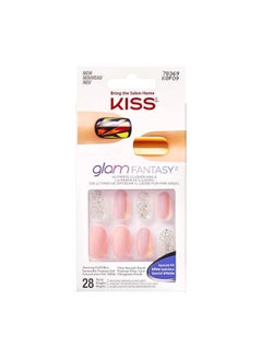 KISS Glam Fantasy Nail Kit (KGF09C) Pink  - Image 1