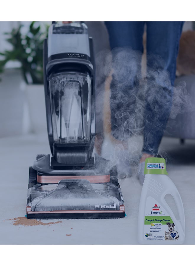 Bissell - Carpet Washer Revolution HydroSteam: HydroSteam Technology, Versatile Cleaning Modes, Quick Drying, Convenient Cleanup, Enhanced Versatility - Ideal for Carpets 3.7 L 1249 W 3672E Black - Image 1