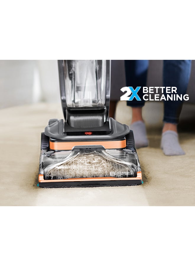 Bissell - Carpet Washer Revolution HydroSteam: HydroSteam Technology, Versatile Cleaning Modes, Quick Drying, Convenient Cleanup, Enhanced Versatility - Ideal for Carpets 3.7 L 1249 W 3672E Black - Image 1