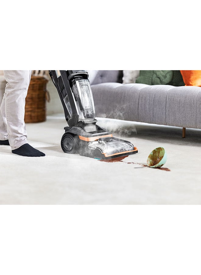 Bissell - Carpet Washer Revolution HydroSteam: HydroSteam Technology, Versatile Cleaning Modes, Quick Drying, Convenient Cleanup, Enhanced Versatility - Ideal for Carpets 3.7 L 1249 W 3672E Black - Image 1