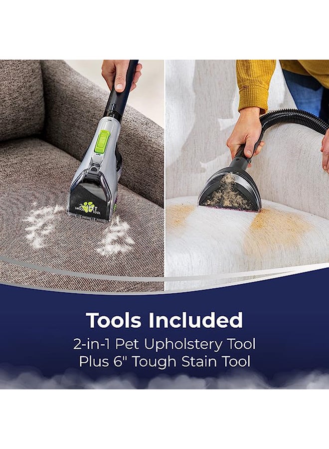 Bissell - Carpet Washer Revolution HydroSteam: HydroSteam Technology, Versatile Cleaning Modes, Quick Drying, Convenient Cleanup, Enhanced Versatility - Ideal for Carpets 3.7 L 1249 W 3672E Black - Image 1