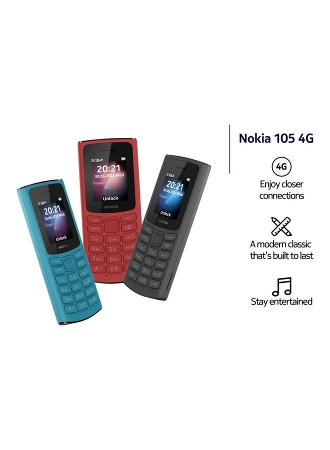 NOKIA Nokia 105 Blue / Cyan Dual SIM Middle East Edition 2023  - Image 5