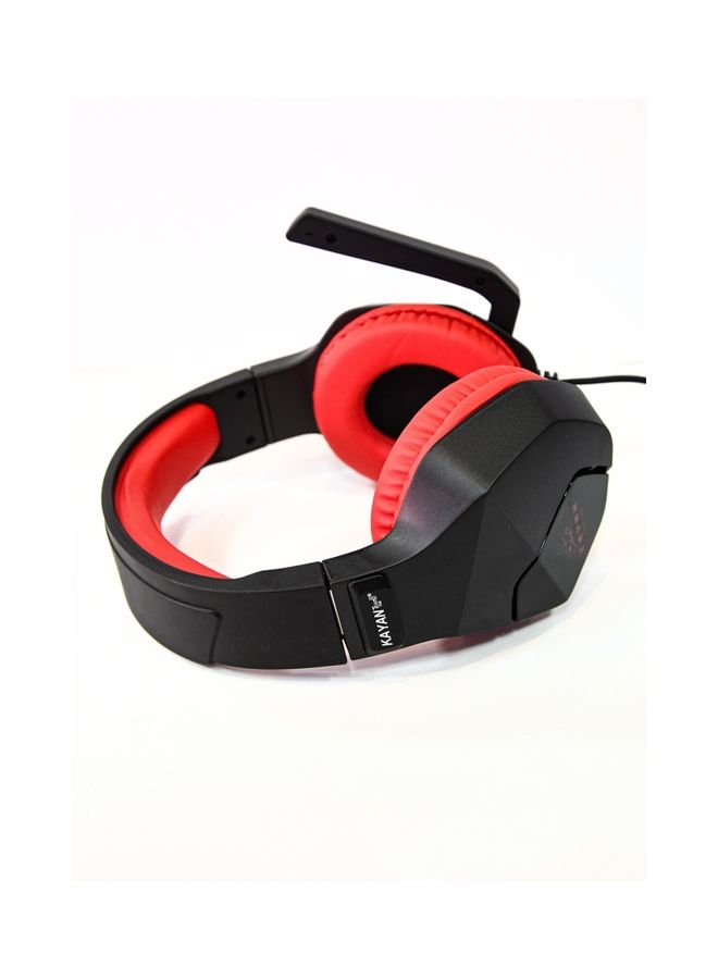Over-Ear KN900 Gaming RGB Lightning Headset with Mic - Red