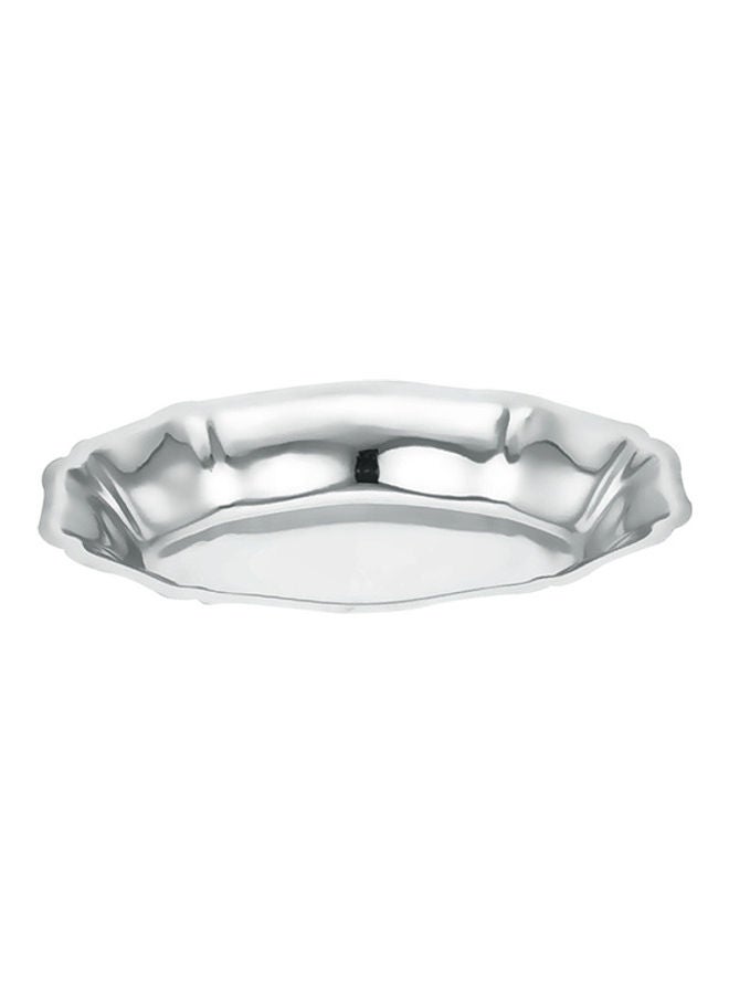 Royalford Premium-Quality Stainless Steel Construction Light-Weight and Food-Grade Bowl with Elegant Mirror-Finish Design| Perfect for Serving Salads Soup Snacks| Silver Silver 35cm - Image 1