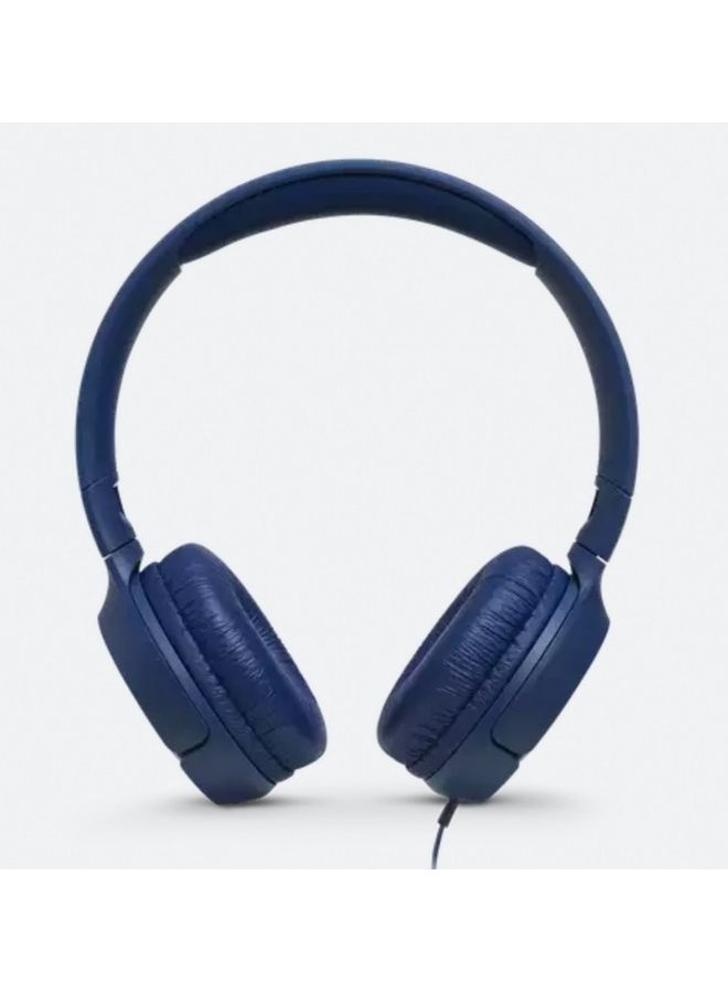 JBL - 500 Bluetooth Headphone Blue - Image 1
