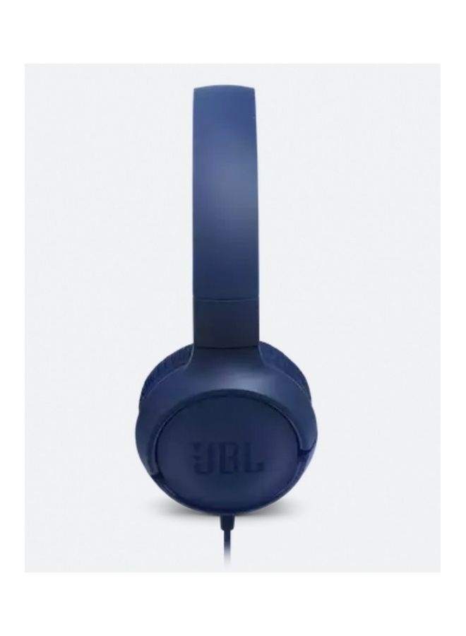 JBL - 500 Bluetooth Headphone Blue - Image 1