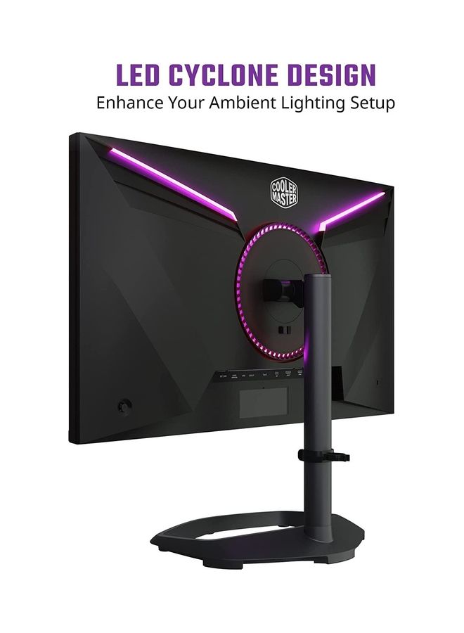 COOLER MASTER - UHD Quantum Dot Gaming Monitor With MiniLED, HDR1000, FreeSync/G-Sync, 160Hz, 1ms Response, 98 Percent DCI-P3 Black - Image 1